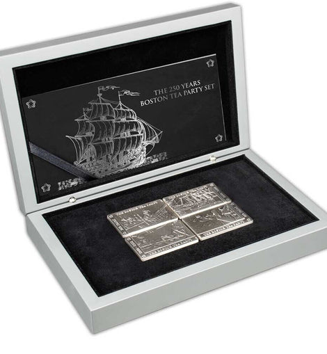 2023 Antique Barbados Boston Tea Party 4 Bar Set