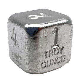 Yeager 1 oz Silver Poured Dice